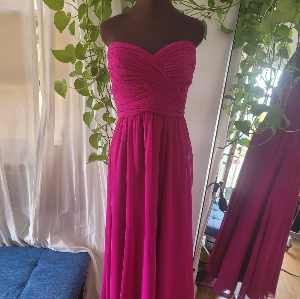 NWT Lauren Ralph Lauren fushia Evening gown prom wedding size 6